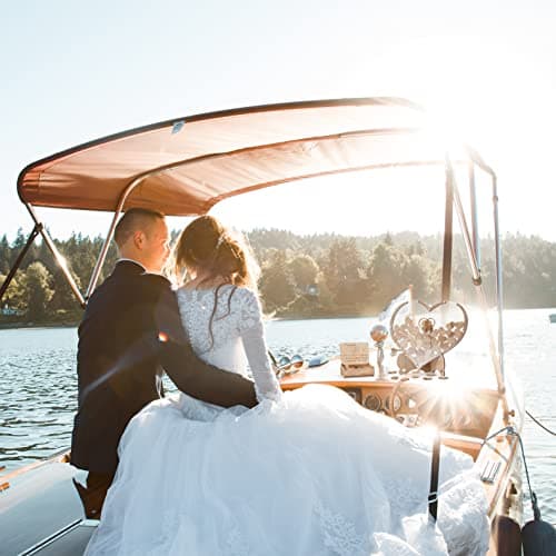 Arespark Livre d'or pour Le Mariage, Conjungo de décoration de Mariage en Bois Cœur, 100 Cœurs en Bois, boîte de Rangement,2 marqueurs,2 Barres Lumineuses, Cadeau, décoration