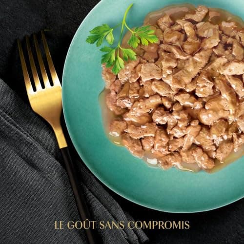 SHEBA Mini Filets - Sachets Fraîcheur en Sauce, Sélection à la Volaille pour Chat Adulte - 40x85g