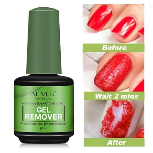 Lot de 2 Magic Remover Semi Permanent, Vernis Remover - 3-5 minutes dissolvant de vernis à ongles, Facilement et Rapidement N'abîme pas vos Ongles