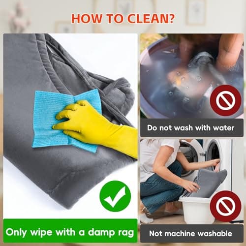 Arlierss Graphène Coussin Chauffant pour Cou et Dos avec Batterie 10000mAh, Coussin Chauffant Électrique Avec 3 Niveaux Réglage Température, Fonction D'arrêt Automatique pour Soulager la Douleur
