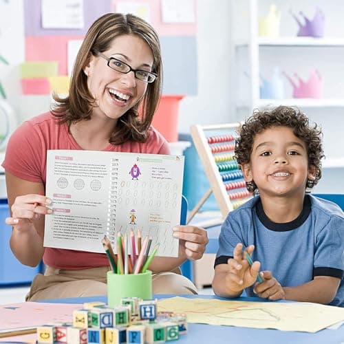 Sunshine smile Livre Manuscrit Reutilisable,Calligraphie Magique Enfant,Calligraphie Magique,Manuscrite Livre De Calligraphie,Cahier De Pratique anglais magie,Calligraphie Magique Réutilisable (4-A)