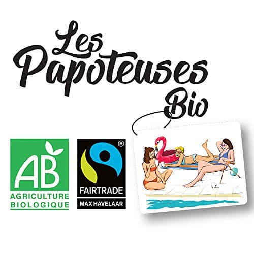 LES PAPOTEUSES | Infusion bio ventre plat grâce à la mauve, la menthe poivrée et au fenouil | 60 infusettes | Coffret infusion de 3 boîtes de 20 sachets | Certifié biologique