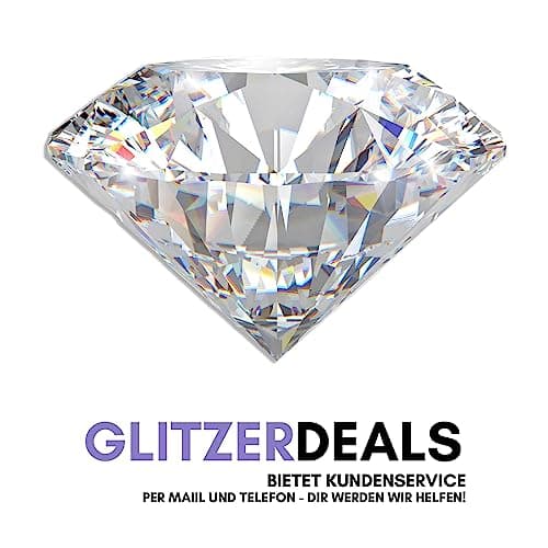 Glitzerdeals Lot de 15 écussons thermocollants à paillettes en forme de cœurs à paillettes Blanc
