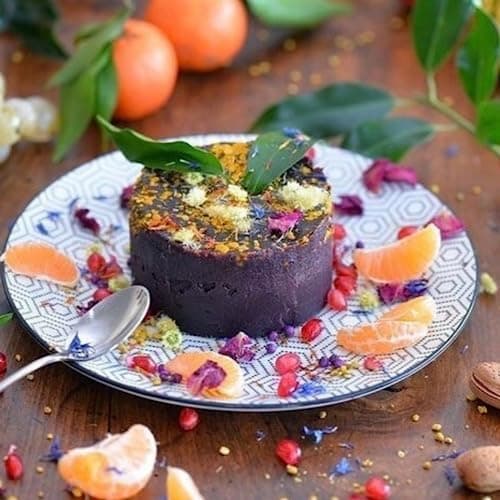 Ard'time - Lot de 6 Petites Assiettes Noires et Blanches, Vaisselle avec Motifs, Assiettes en Porcelaine, Assiettes Adaptées au Lave-vaisselle et Micro-onde, Collection KOMAE