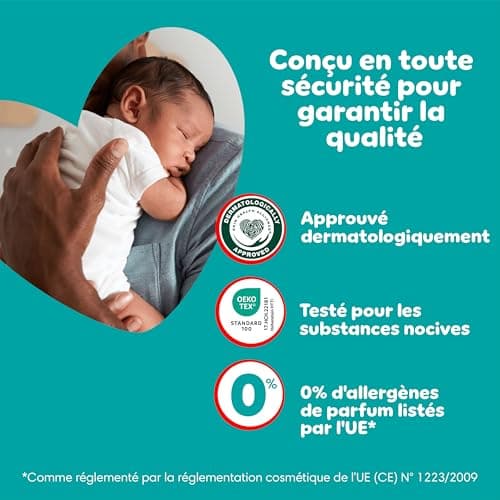 Pampers Baby-Dry Pants, Taille 8, 117 Couches-Culottes, 19kg+, Maintien 360° Contre Les Fuites Pour Un Ajustement Optimal Pour Éviter Les Bâillements Et Les Fuites, Pack 1 Mois