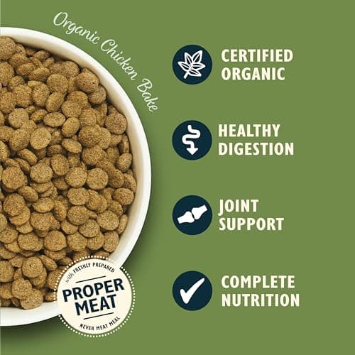 Lily’s Kitchen Fabriqué à partir d’ingrédients naturels Aliments secs pour chiens adultes Poulet bio cuit au four Nutrition équilibrée 7kg