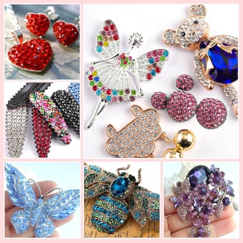 5800 Pièces Pierres Strass Ongles Strass Ongle Nail Art Cristal AB Strass Gemmes Kit Strass Nail Art Strass à Dos Plat Nail Charmes avec Pincette Pick Up et Stylo Pointeur Strass pour DIY Nail Art