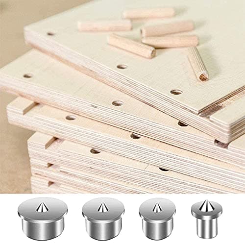 Goupille De Centrage 20 Pcs Marqueurs De Goujon Centre De Cheville En Bois Pointes De Goujon Centre De Goujon En Acier Inoxydable Point Central Du Goujon Pour Outils De Perçage Du Bois