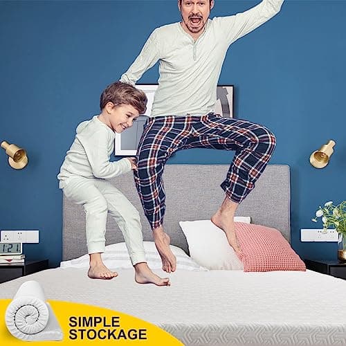 DUANDUAN Surmatelas 160 x 200 Memoire Forme - 7.5cm sur Matelas 2 Personnes 160x200,Epaisseur sur-Matelas pour Adulte Mémoire de Forme 160x200 cm avec Housse Amovible et Lavable