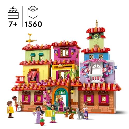 LEGO ǀ Disney Encanto La Maison Magique des Madrigal, Set de Construction pour Enfants avec Une Mini-poupée Mirabel, Jouet Amusant pour Les Filles et Garçons de 7 Ans et Plus 43245