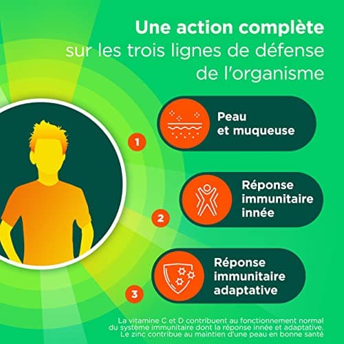 Berocca® Immunité Flash - Soutient le système immunitaire - Formule concentrée - Vitamines & minéraux - Vitamine C, D - Zinc -Sélénium - Fer - Complément alimentaire - 2X30 cp effervescents