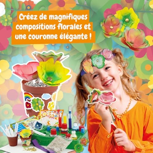Science4you Fabrique de Fleurs en Papier pour Les Enfants 6+ Ans – Fabriquez Vos Propres Fleurs en Papier, Jouet créatif combinant l'art et l'artisanat + kit de Science, Cadeau pour Enfants 6 7 8 9+