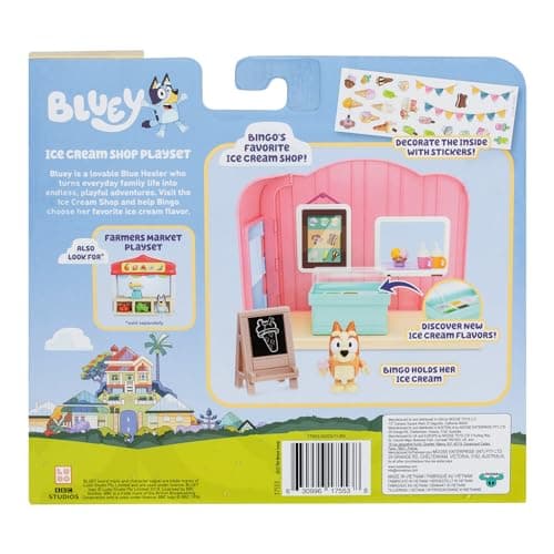 BlueY Mini Sets de Jeu Set de Jeu Le Magasin de Glaces Inclus : Figurine Bingo articulée et Accessoires