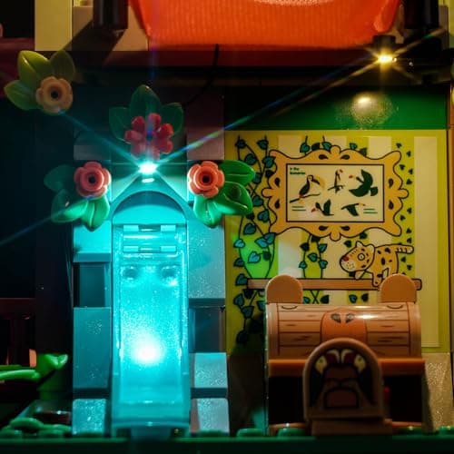 Kit d'Éclairage LED pour Disney Encanto La Maison Magique des Madrigals (Pas de Lego), Éclairage Décoratif pour The Magical Madrigal House - Jouet Créatif, Version Standard