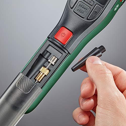 Bosch Home and Garden Pompe pneumatique sans-Fil Bosch – EasyPump (livré avec 1 Sac Textile, 1 Adaptateur de débit, 1 Aiguille à Ballon, 1 câble USB)