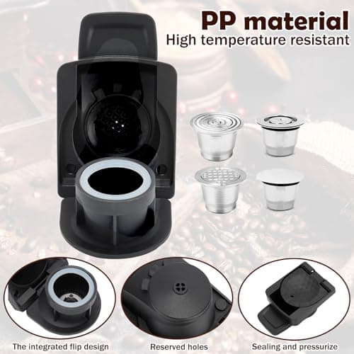 Otufan – Adaptateur De Capsules, Accessoire De Machine à Café Pour Capsules Jetables/réutilisables DOLCE GUSTO