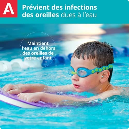 Alpine Pluggies Bouchons d'oreilles : protections auditives pour enfants et petits conduits auditifs - Bouchons étanches adaptés à toutes activités - Hypoallergéniques et réutilisables