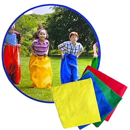 MIJOMA Kit de jeu d'extérieur 18 pièces pour enfants - Jeu de lancer - Jeu de course à 3 jambes