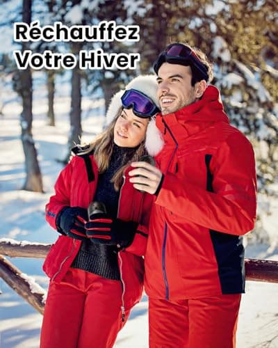 Chaufferette Main Reutilisable 2 Pack, 6000 mAh Chauffage Portable Chauffe Main Rechargeable, Chaufferette Electrique Main, Cadeaux de Noël pour l'extérieur/Camping/Chasse