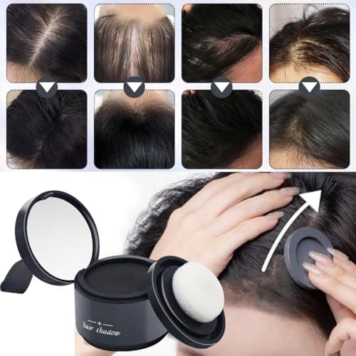 WAWJ® Hairline poudres de racines pour racine des cheveux, correcteur pour épaissir les cheveux, pour femmes et hommes, poudre de retouche racine, imperméable, pour masquer les racines