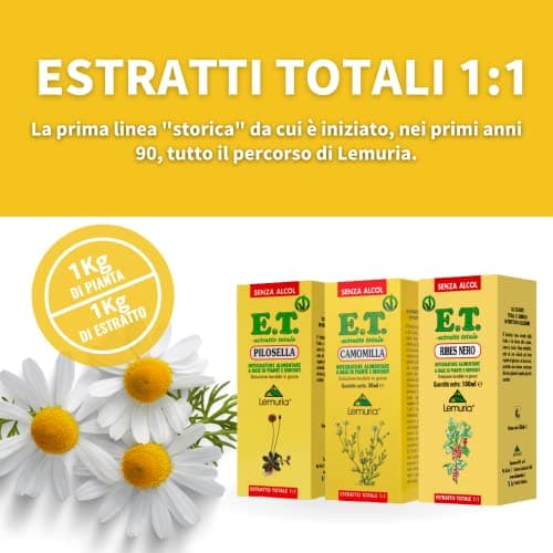 Lemuria - Myrtille E.T. - Favorise la motilité gastro-intestinale régulière - Complément alimentaire 100% naturel - 30 ml - Sans alcool ni lactose - Végan - Fabriqué en Italie