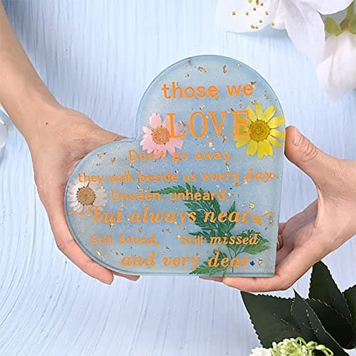 LICHENGTAI Moule en Silicone en Forme de Coeur 3D pour Coeur, Moulle en Forme de Coeur Silicone 3D Love Heart Moule en Silicone, Moule en Résine époxy pour Cadre Photo Décor d'anniversaire de Mariage