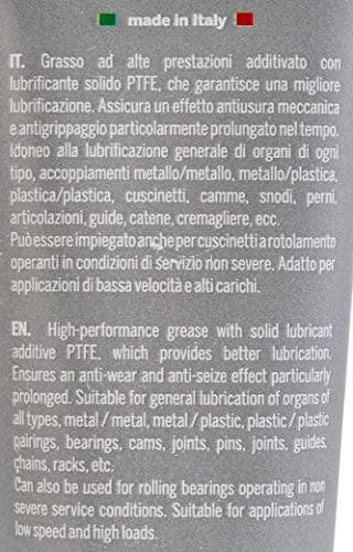 CAMP Graisse Ptfe, Graisse lubrifiante Synthétique Haute Performance À Base de Ptfe, Effet Anti-Usure et Anti-Épileptique, 150 ml