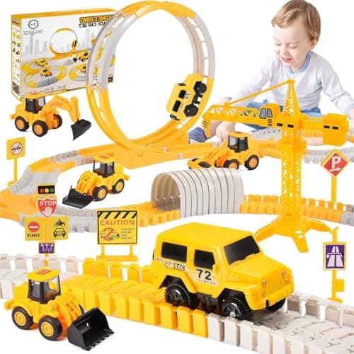Adeokay Circuit Voiture Enfant 3 4 5 6 7 8 Ans, Jouet Enfant 3 4 5 6 7 8 Ans Circuit Voiture Electrique Cadeau Enfant 3-8 Ans Train Electrique Enfant Jouet Garcon 3-8 Ans Jeux Educatif 3-8 Ans