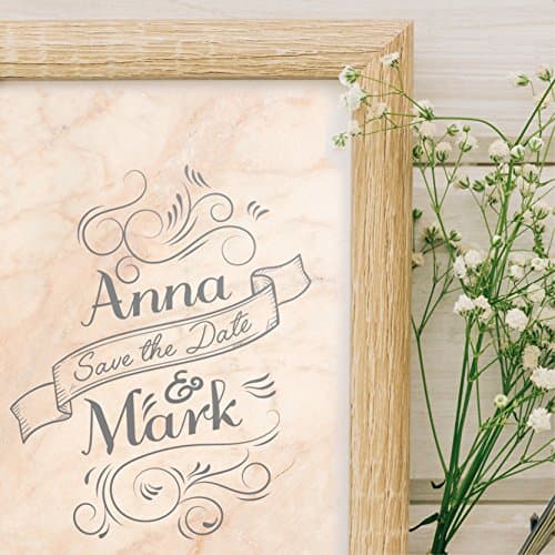 Papeterie Vintage | Papier à Lettre | 50 feuilles| Beige Marbré | Format DIN A4 (21,0 x 29,7 cm) | 90 g/m2 grammage | imprimé recto-verso, convient à toutes les imprimantes