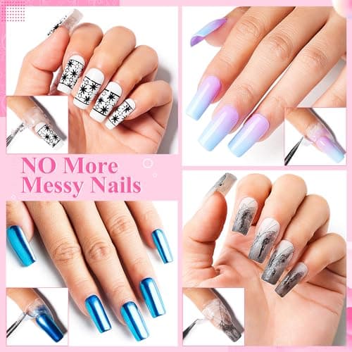 AIMEILI Liquide Latex Tape Peel Off Base Coat Correcteurs de Vernis à Ongles Protection de la Peau et des Doigts pour Nail Art Manucure Inodore 15 ML Blanc