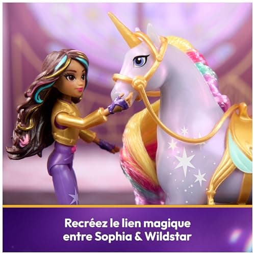 Unicorn Academy - L'Ecole des Licornes - Licorne Wildstar + Poupée Sophia - Licorne, Poupée Et Accessoires À Collectionner - Jouets Inspirés De La Série L'Ecole des Licornes - Jouet Enfant 4 Ans et +