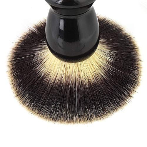Support de Brosse de Rasage, ANGGREK 1 Support de Brosse à Barbe Noir Professionnel Outil de Rasage Support de Brosse de Rasage léger pour la Maison personnelle(Beard Brush + Holder)