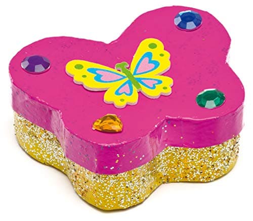 Baker Ross Lot de 102 Autocollants Papillons en Mousse- Idéal pour Les activités Scrapbooking