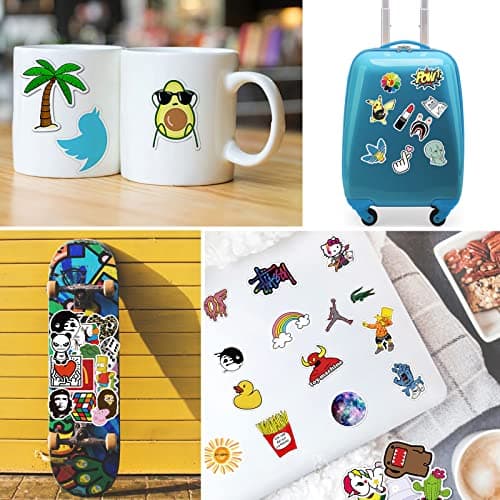 Autocollant Marque 251 pièces Stickers Supreme Sticker Geek Stickers Skate Autocollantsc ImperméAble Autocolant en Vinyle pour Ordinateur Portable Skateboard Valise Voyage Moto Voiture Velo