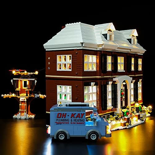 HYCH Kit d'éclairage LED Compatible avec (Home Alone),LED Lumière Kit pour Lego 21330 (Baustein Modèle Non Incluse)