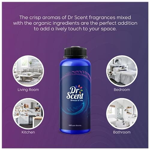 Dr Scent Diffuser Aroma Vanilla Coconut - Transform Your Space into a Tropical Oasis of Relaxation and Bliss (500ml)