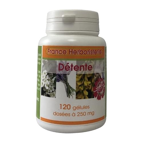Complexe détente 120 gélules dosées à 260 mg.
