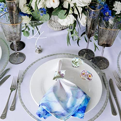 Voyyphixa 6 Pièces Moule Epoxy Resin avec 6PCS Rond de Serviette, Bouchon Bouteille Moule de Coulée Geometric Spherical Resin Molds pour Moulage Crystal Gem Bijoux Décoration (Napkin Ring molds)