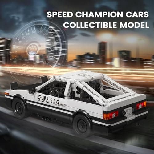 Mould King AE86 Kit de Construction de Voiture de Course, 15064, Jouet de Construction de Champions Speed ​​(790 pièces)