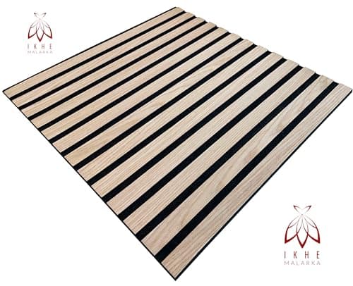 Lamelles 3d panneaux bois panneaux muraux & de plafond décor insonorisation feutre - modernes Lattes 3D (11000a)