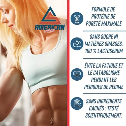 AS American Suplement | Iso Whey Zero 2 kg | Whey Isolate 0% Sucres et 0% Matières grasses | Proteines Musculation | Évite le catabolisme | Whey Protein Isolate | Faible en Glucides (2 kg, Cookies)