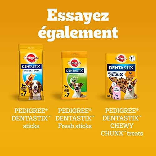 Pedigree Multivitamines Digestion Compléments Alimentaires pour Chiens - Friandises avec probiotiques, Sachet de 36x180g, Récompenses Qui aident au Maintien d'une Bonne Digestion, Facile à Manger