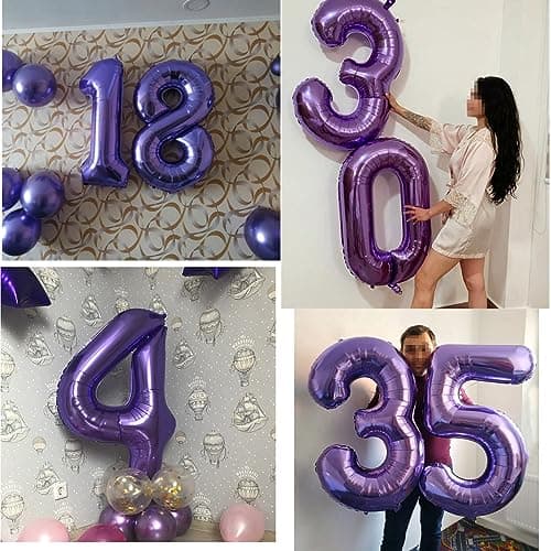Décoration 11 ans anniversaire fille violet,Décoration anniversaire 11 ans fille violet Ballons 11 anniversaire violet,11 ans Ballon Decoration fille,violet Decoration gâteau 11 anniversaire fille
