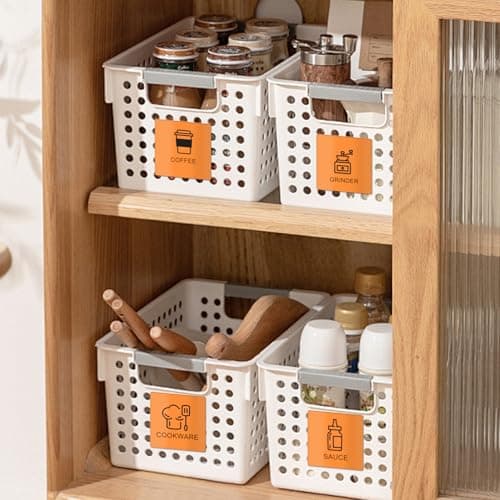 YIKIADA Lot de 500 Étiquettes Thermiques Adhésives 50 X 50 mm Orange Rouleaux Autocollantes Imperméable Amovible Imprimables pour Bureau École QR Inventaire