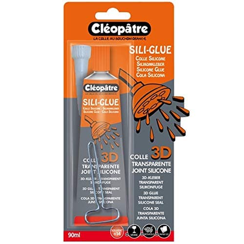 CLEOPATRE - Sili Glue - Colle Silicone avec Embout de précision 90 ml