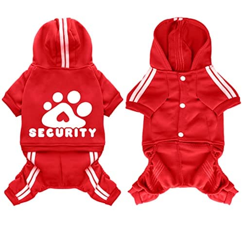 Dolahovy Sweat à Capuche pour Chien Vêtements pour Animaux de Compagnie Pulls pour Chiots Automne Wiver Polaire Chiens Veste Manteaux pour Chihuahua Teddy Petits Chiens Taille Moyenne Chats