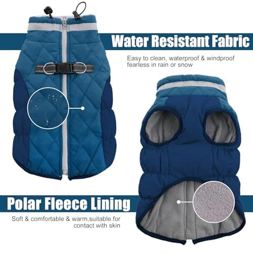 Manteau pour Chien Grande Taille, Manteau Chien Habit pour Chien Vetement Veste Chaude Chien(Vert Foncé, 3XL)