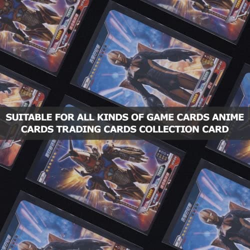 Pochette Carte, Transparentes Protège Carte Pour Cartes Pokémon, Cartes de Change, Yu-Gi-Oh, Magic(66 x 92 MM) (100 PCS)