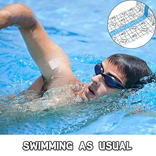 10CM x 10M Pansement Tatouage, Transparent Pansement Waterproof, Pansement Etanche,Pansement Tatouage Waterproof, Pansement Transparent Convient pour Sport Douche Protéger Tatouage