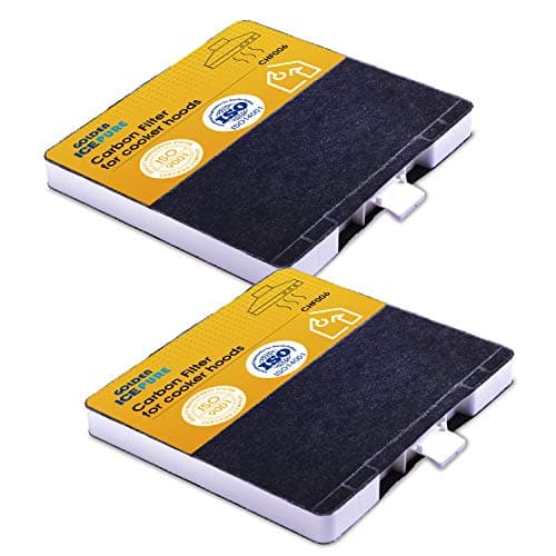 Filtre d'extraction de charbon actif KF6 Hotte de remplacement pour Siemens LZ53251, Bosch dhz5325, Neff Z5101X1, VVZ52V40 2 pièces par GOLDEN ICEPURE (facture disponible)